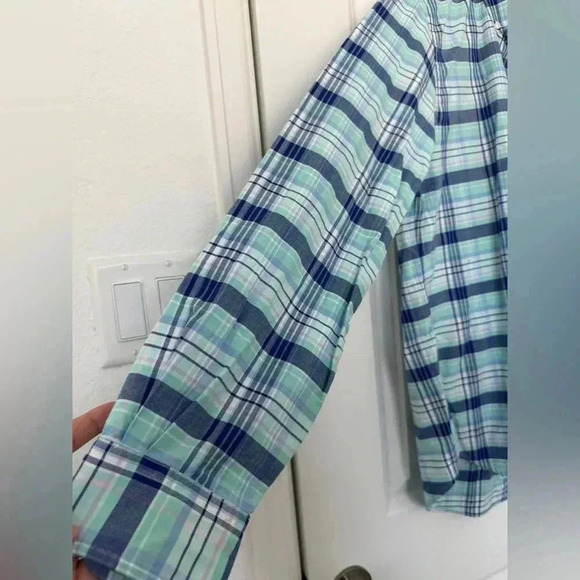 NWT Men’s Small Long Sleeve Button Down Shirt Ralph Lauren Blue Checkered Shirt - Picture 4 of 10